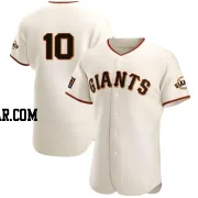 Isan Diaz Men's San Francisco Giants Cream Authentic Home Jersey