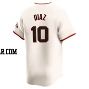 Isan Diaz Men's San Francisco Giants Cream Elite Home Jersey