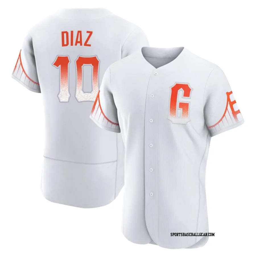 Isan Diaz Men's San Francisco Giants White Authentic 2021 City Connect Jersey