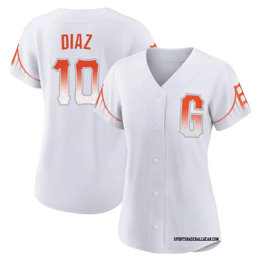 Isan Diaz Women's San Francisco Giants White Authentic 2021 City Connect Jersey