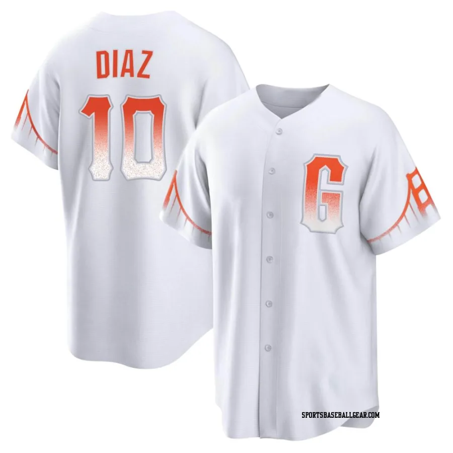 Isan Diaz Youth San Francisco Giants White Replica 2021 City Connect Jersey