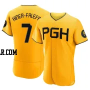 Isiah Kiner-Falefa Men's Pittsburgh Pirates Gold Authentic 2023 City Connect Jersey