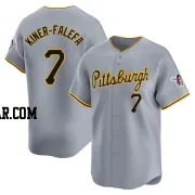 Isiah Kiner-Falefa Men's Pittsburgh Pirates Gray Limited Away Jersey