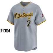 Isiah Kiner-Falefa Men's Pittsburgh Pirates Gray Limited Away Jersey