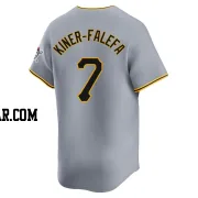 Isiah Kiner-Falefa Men's Pittsburgh Pirates Gray Limited Away Jersey