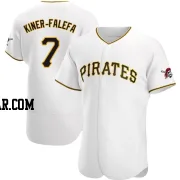 Isiah Kiner-Falefa Men's Pittsburgh Pirates White Authentic Home Jersey