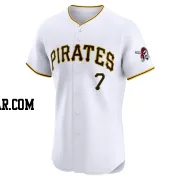 Isiah Kiner-Falefa Men's Pittsburgh Pirates White Elite Home Jersey