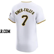 Isiah Kiner-Falefa Men's Pittsburgh Pirates White Elite Home Jersey