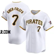 Isiah Kiner-Falefa Men's Pittsburgh Pirates White Limited Home Jersey