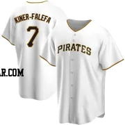 Isiah Kiner-Falefa Men's Pittsburgh Pirates White Replica Home Jersey