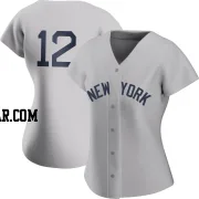 Isiah Kiner-Falefa Women's New York Yankees Gray Authentic 2021 Field of Dreams Jersey