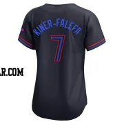 Isiah Kiner-Falefa Women's Toronto Blue Jays Black Limited 2024 City Connect Jersey