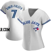 Isiah Kiner-Falefa Women's Toronto Blue Jays White Authentic Home Jersey