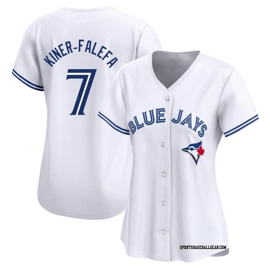 Isiah Kiner-Falefa Women's Toronto Blue Jays White Limited Home Jersey