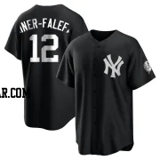 Isiah Kiner-Falefa Youth New York Yankees Black/White Replica Jersey