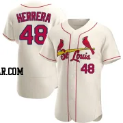 Ivan Herrera Men's St. Louis Cardinals Cream Authentic Alternate Jersey