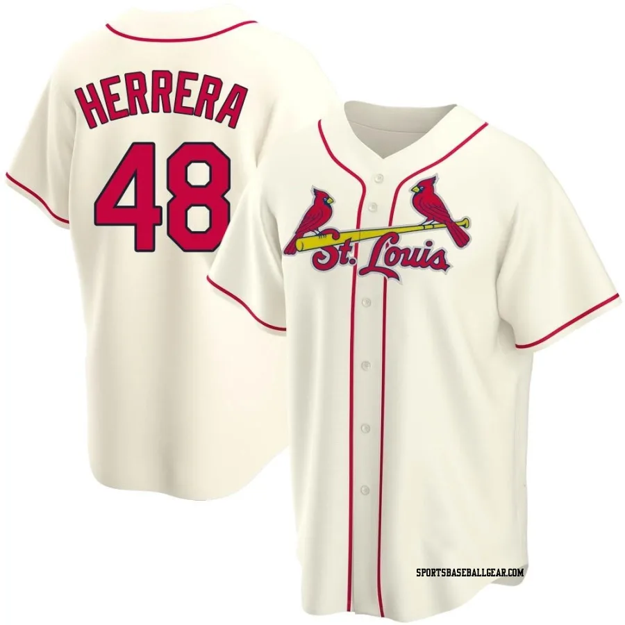 Ivan Herrera Men's St. Louis Cardinals Cream Replica Alternate Jersey