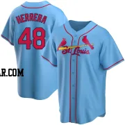 Ivan Herrera Men's St. Louis Cardinals Light Blue Replica Alternate Jersey