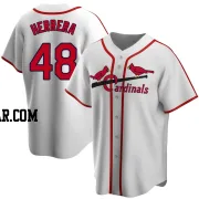 Ivan Herrera Men's St. Louis Cardinals White Home Cooperstown Collection Jersey