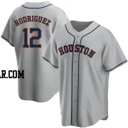 Ivan Rodriguez Men's Houston Astros Gray Replica Road Jersey