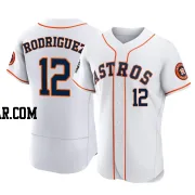 Ivan Rodriguez Men's Houston Astros White Authentic 2022 World Series Home Jersey