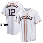 Ivan Rodriguez Men's Houston Astros White Replica 2022 World Series Champions Home Jersey