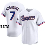 Ivan Rodriguez Men's Texas Rangers Gold Limited White 2024 Collection Jersey