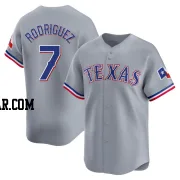 Ivan Rodriguez Men's Texas Rangers Gray Limited Away Jersey