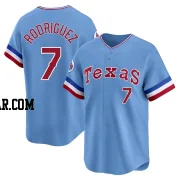 Ivan Rodriguez Men's Texas Rangers Light Blue Limited Cooperstown Collection Jersey