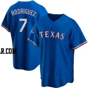 Ivan Rodriguez Men's Texas Rangers Royal Replica Alternate 2023 World Series Champions Jersey