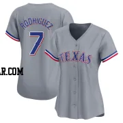 Ivan Rodriguez Women's Texas Rangers Gray Limited Away Jersey