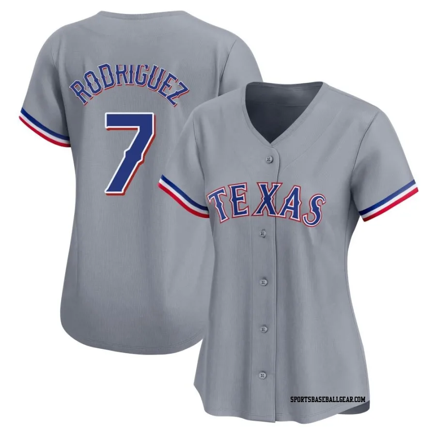 Ivan Rodriguez Women's Texas Rangers Gray Limited Away Jersey