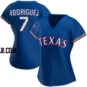 Ivan Rodriguez Women's Texas Rangers Royal Authentic Alternate 2023 World Series Champions Jersey