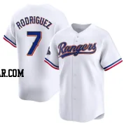 Ivan Rodriguez Youth Texas Rangers Gold Limited White 2024 Collection Jersey