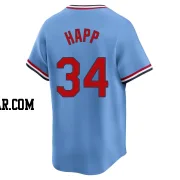 J.A. Happ Men's St. Louis Cardinals Light Blue Limited Cooperstown Collection Jersey