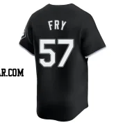 Jace Fry Men's Chicago White Sox Black Limited Alternate Jersey