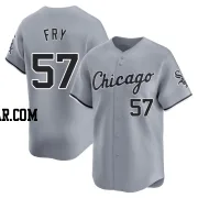 Jace Fry Men's Chicago White Sox Gray Limited Road Jersey