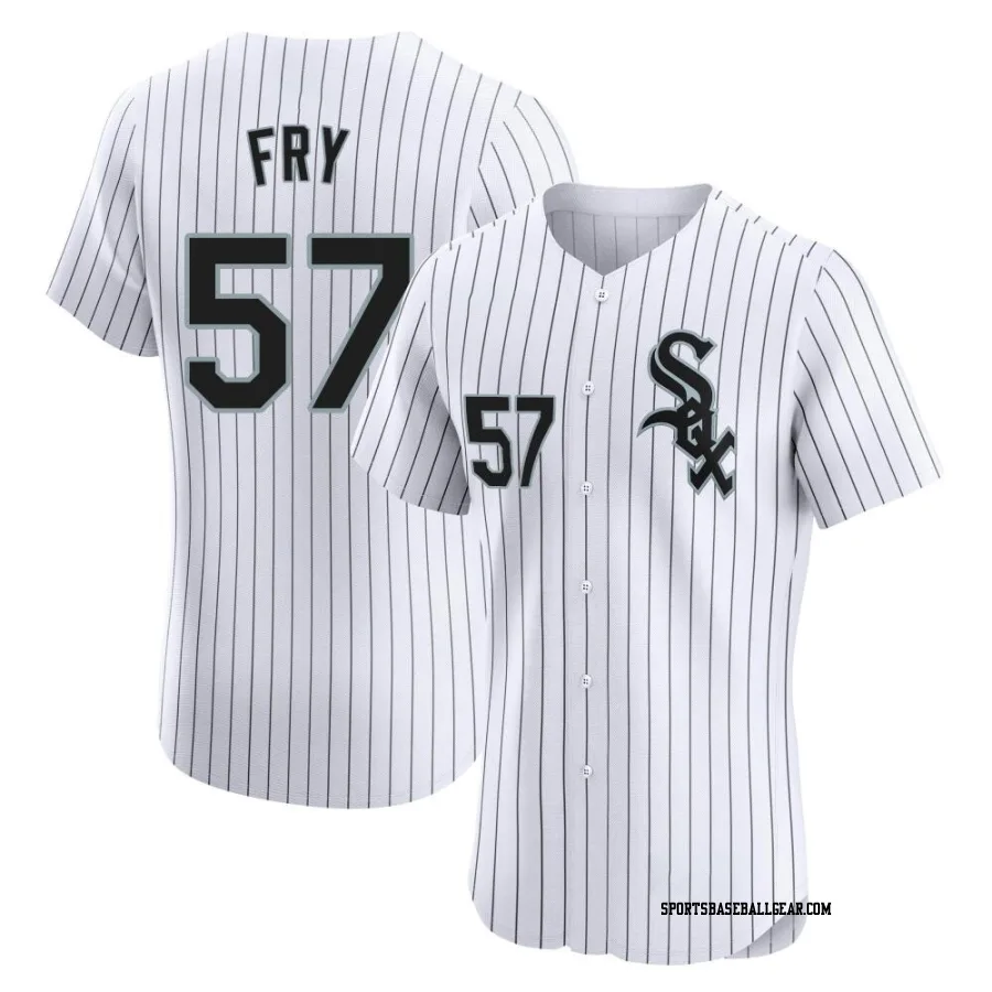 Jace Fry Men's Chicago White Sox White Elite Home Jersey