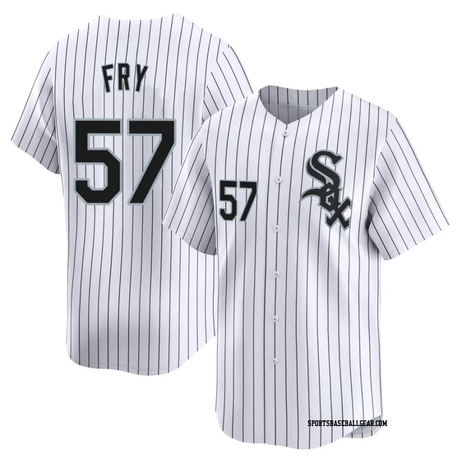 Jace Fry Men's Chicago White Sox White Limited Home Jersey