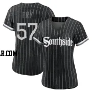 Jace Fry Women's Chicago White Sox Black Authentic 2021 City Connect Jersey