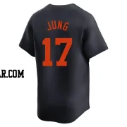 Jace Jung Men's Detroit Tigers Navy Limited Alternate Jersey