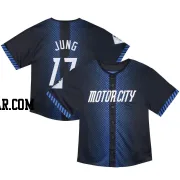 Jace Jung Toddler Detroit Tigers Blue Limited & Preschool 2024 City Connect Jersey