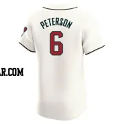 Jace Peterson Men's Arizona Diamondbacks Cream Elite Home Jersey