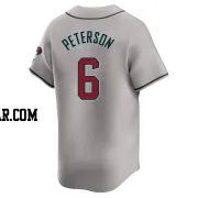 Jace Peterson Men's Arizona Diamondbacks Gray Limited Away Jersey