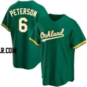 Jace Peterson Men's Oakland Athletics Green Replica Kelly Alternate Jersey