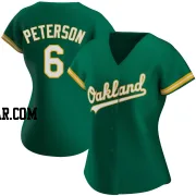 Jace Peterson Women's Oakland Athletics Green Authentic Kelly Alternate Jersey