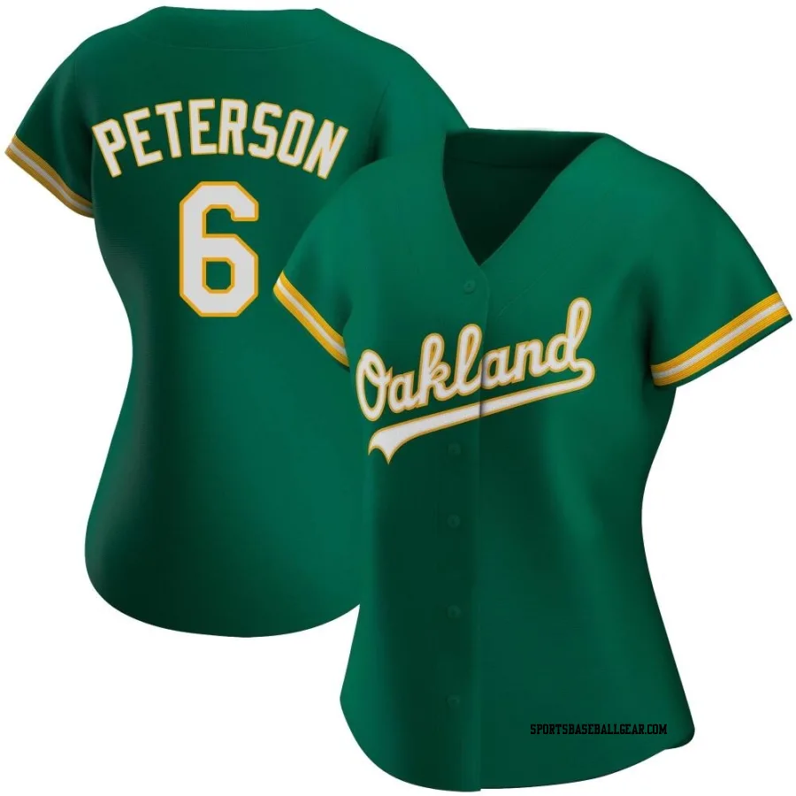 Jace Peterson Women's Oakland Athletics Green Replica Kelly Alternate Jersey