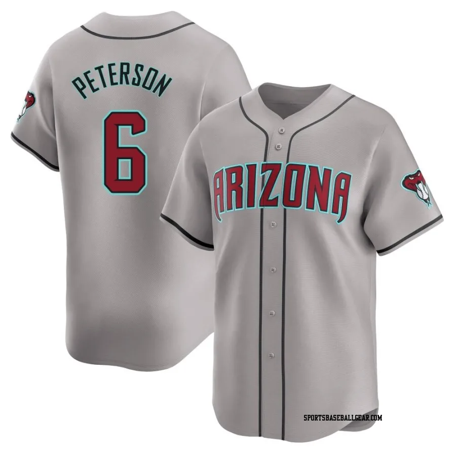 Jace Peterson Youth Arizona Diamondbacks Gray Limited Away Jersey