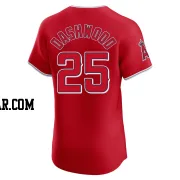 Jack Dashwood Men's Los Angeles Angels Red Elite Alternate Jersey