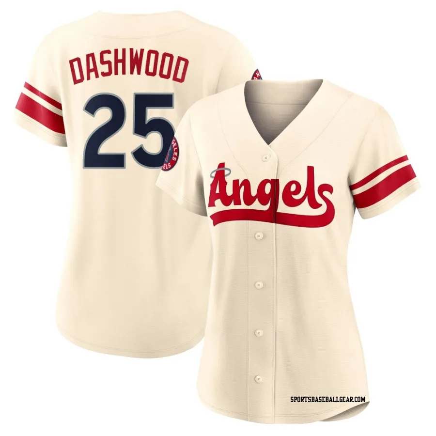 Jack Dashwood Women's Los Angeles Angels Cream Replica 2022 City Connect Jersey